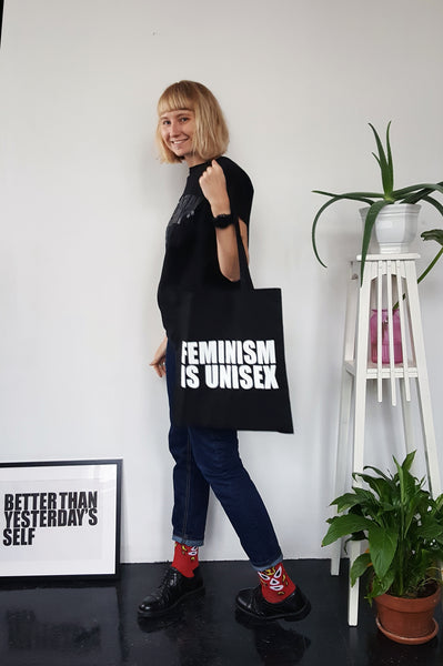 Unisex statement Tote bag BETTER THAN YESTERDAY'S SELF