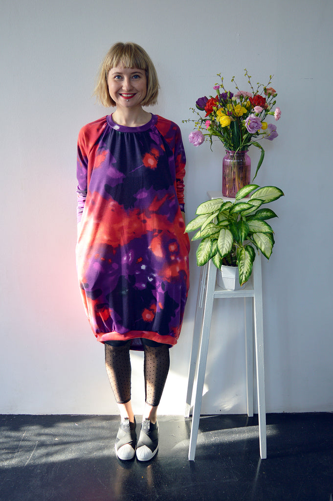 Colorful and Fun Oversized Sweaterdress