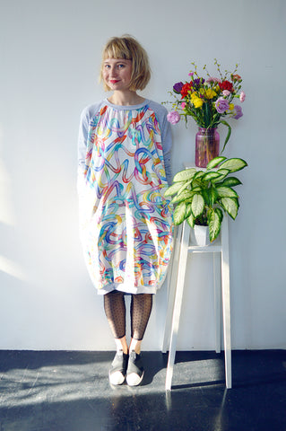 Colorful and Fun Oversized Sweaterdress