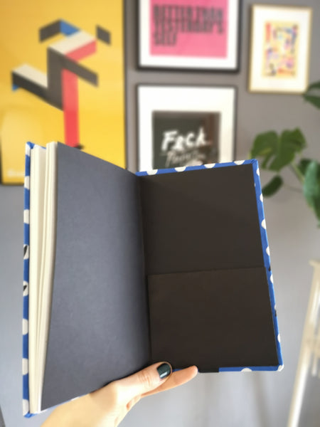 Zero Waste Vintage Handmade Heroine/ Lāčplēsene Bullet Journal Diary or Sketch Book