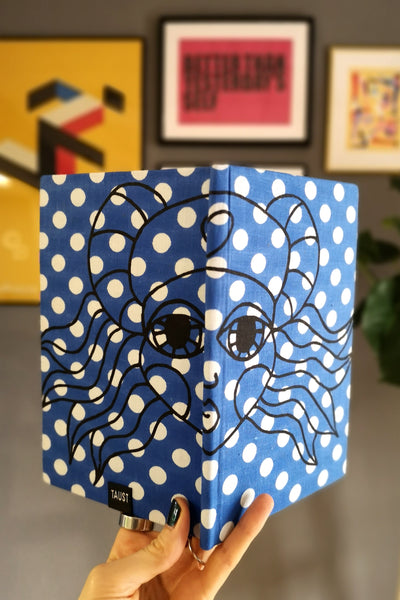 Zero Waste Vintage Handmade Heroine/ Lāčplēsene Bullet Journal Diary or Sketch Book