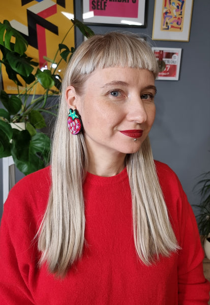 Strawberry earrings