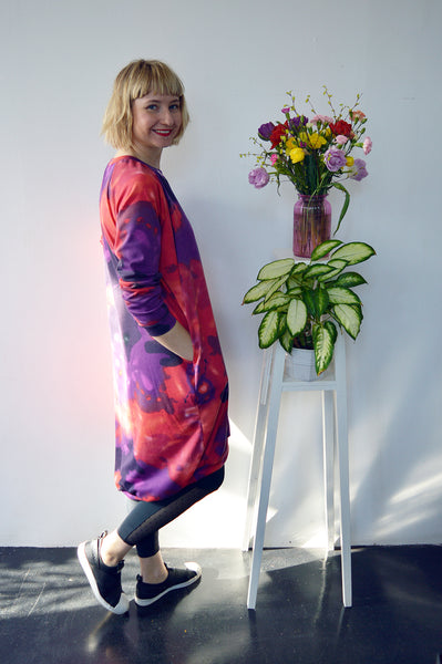 Colorful and Fun Oversized Sweaterdress