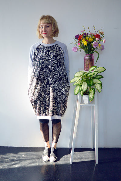 Colorful and Fun Oversized Sweaterdress