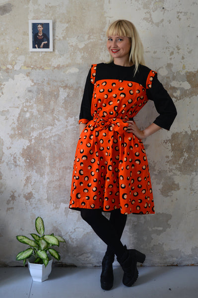Mama Africa Fiery Cheetah Summer Party Dress