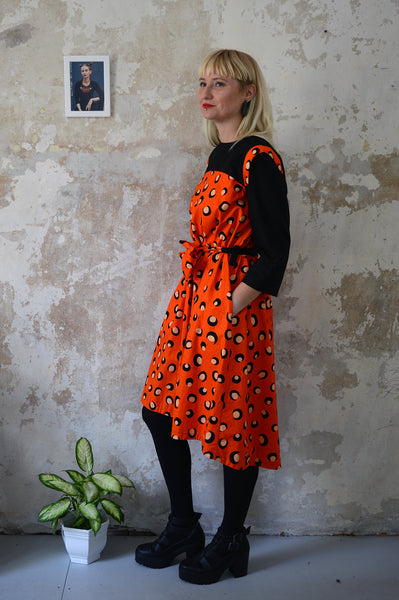Mama Africa Fiery Cheetah Summer Party Dress