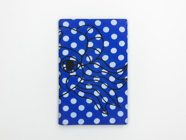 Zero Waste Vintage Handmade Heroine/ Lāčplēsene Bullet Journal Diary or Sketch Book