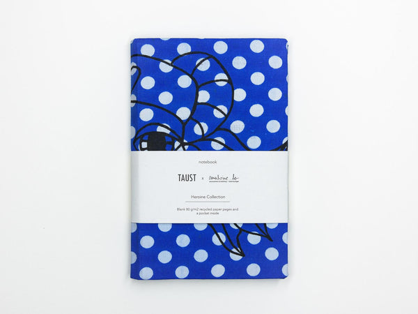Zero Waste Vintage Handmade Heroine/ Lāčplēsene Bullet Journal Diary or Sketch Book