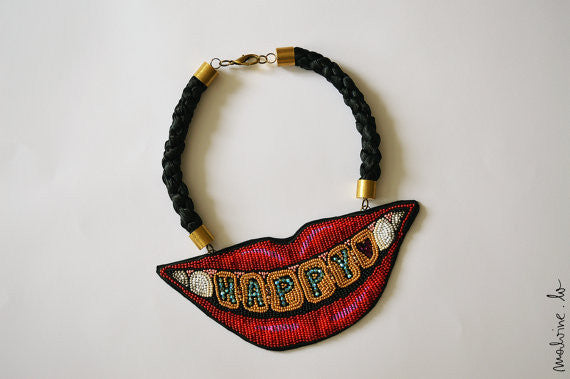 "Give a smile" necklace