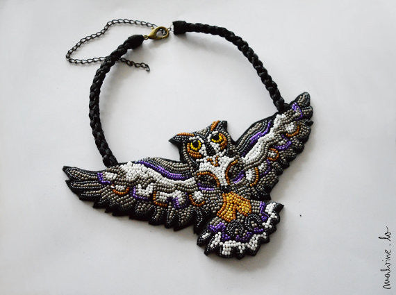 Totem necklace "The Eagle Owl"