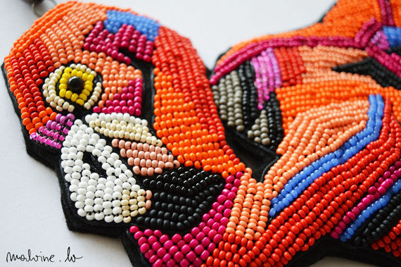 Zane necklace "The Flamingo"