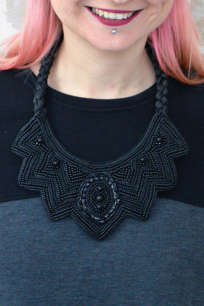 Black is New Black necklace