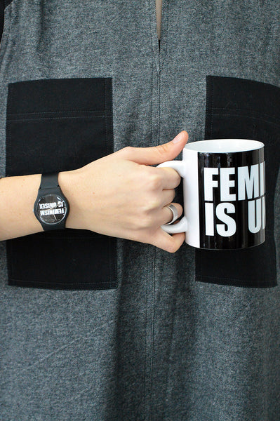 Feminism is unisex wristwatch