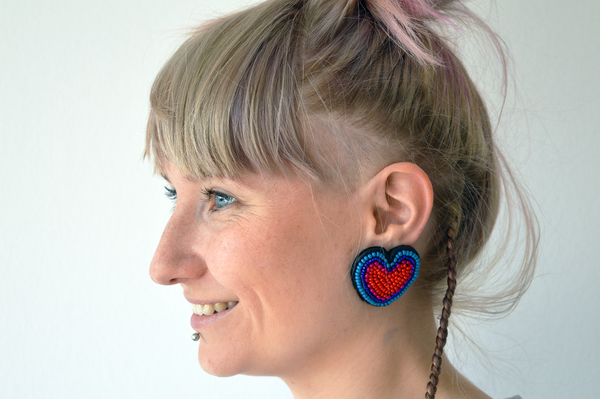 Heart earrings