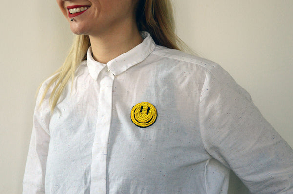 Unisex pin "Happy Go Lucky"