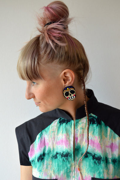 Sugar scull earrings